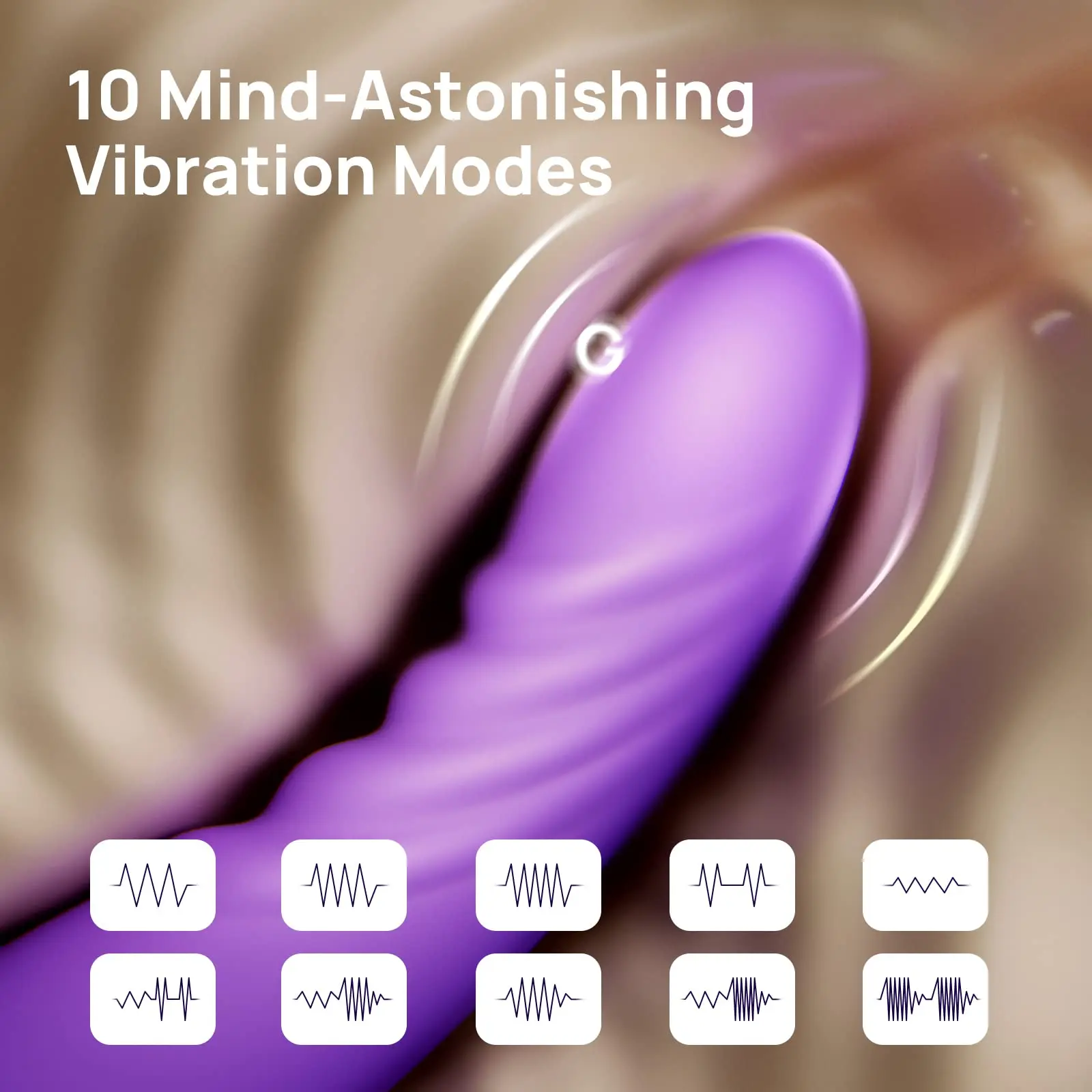Kstasn Clitoral Licking Sucking Toy G Spot Vibrator-Tongue Vibration Adult Sex Toy, Suitable for Women Use Suction Cup Dildos V