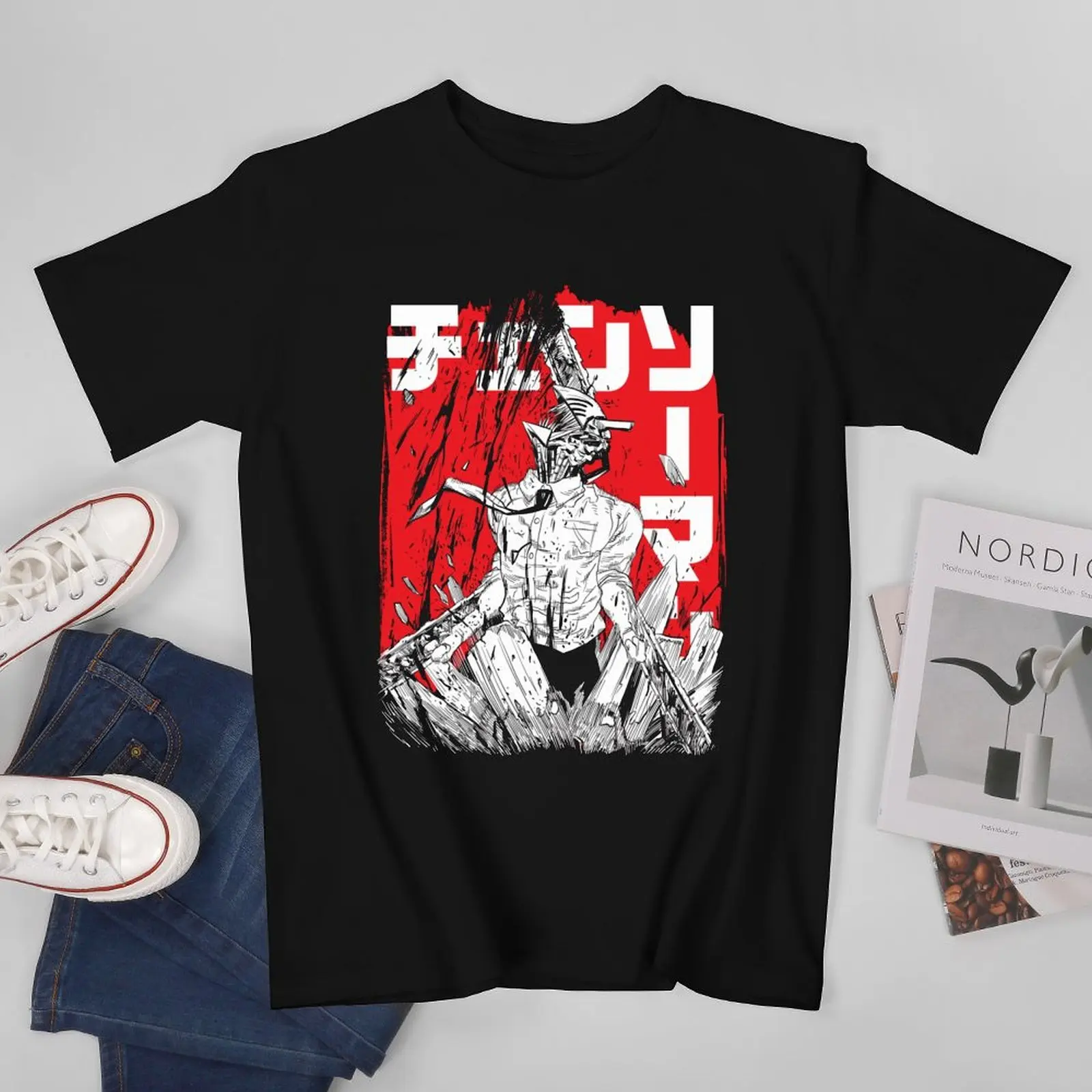 Motosega Warrior T Shirt Chainsaw Fashion Magliette Manica Corta Y2K Divertente Tshirt Beach Cotton Traspirante Oversize Top Tees