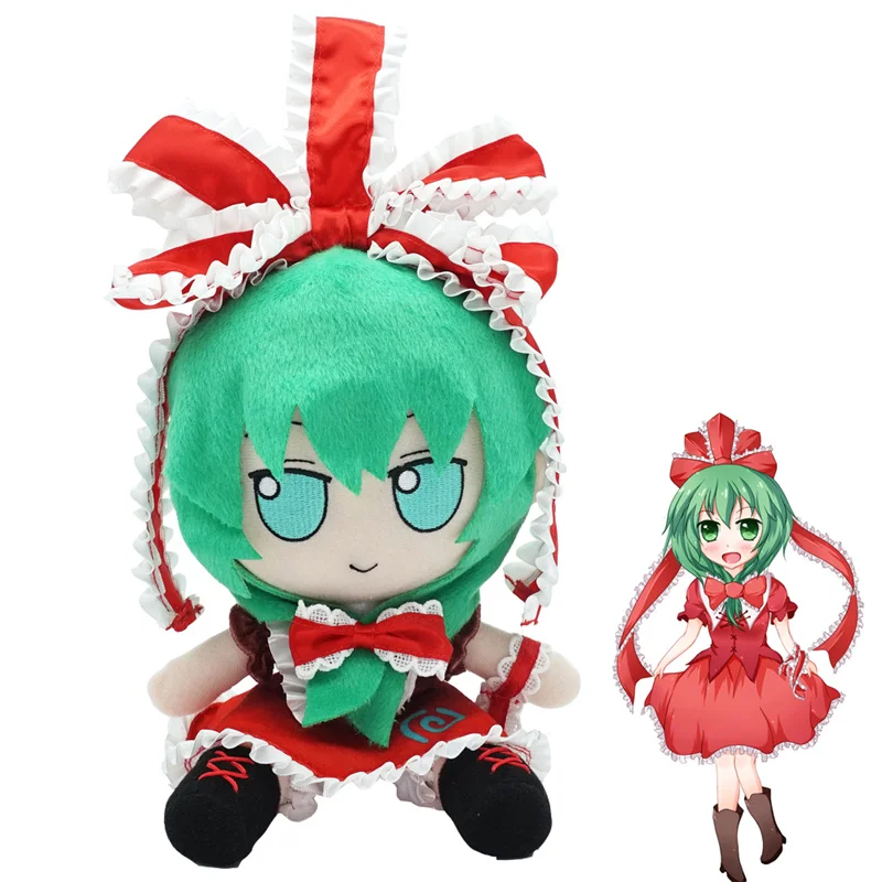 TouHou Project Hina Kagiyama Plush Doll Fumo Cosplay Toy Cute Stuffed Sleeping Pillow Plushie Figures Costume Props Fans Gift