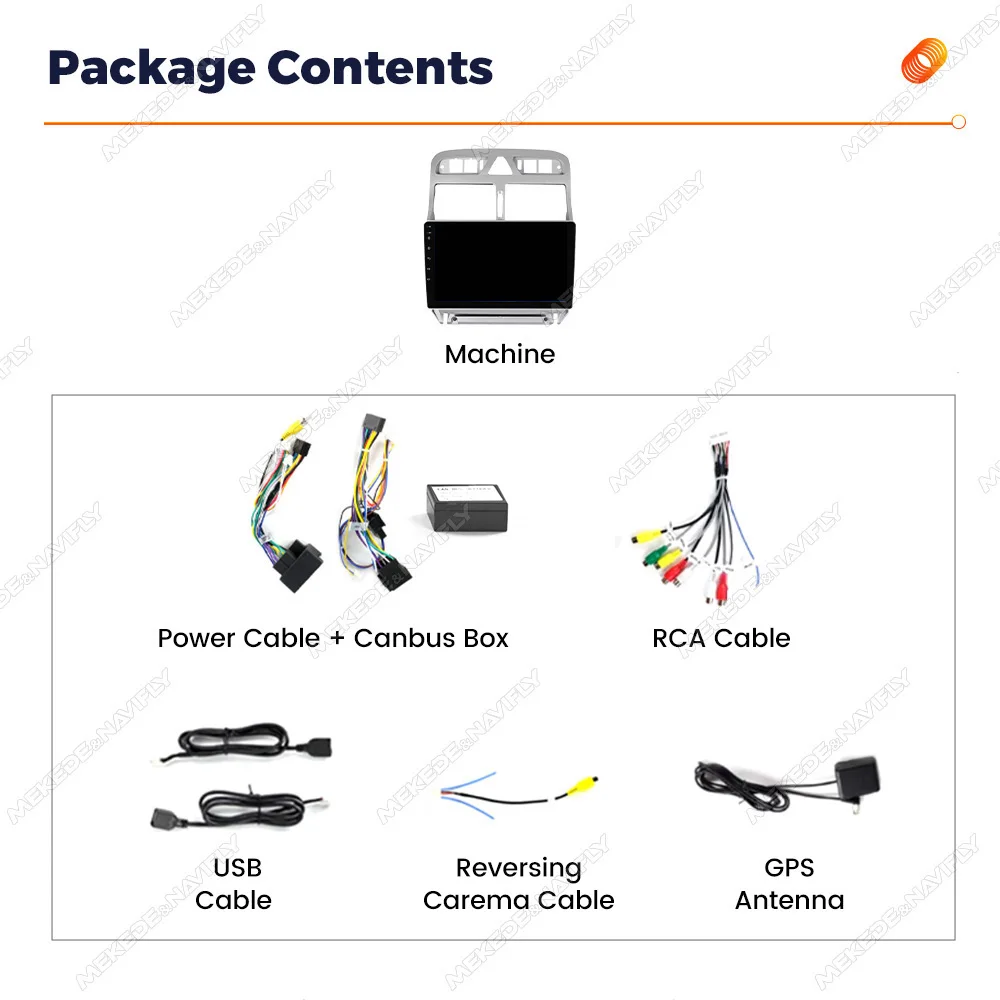 Android 14 Autoradio For Peugeot 307 307CC 307SW 2002-2013 9inch Car Radio Multimedia Video Player Wireless CarPlay Android Auto