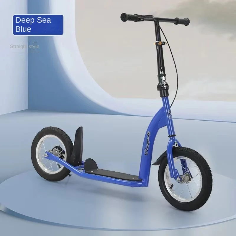 Two Wheel Inflatable Skateboard Children's Pedal Scooter 6-18 Year Old Youth