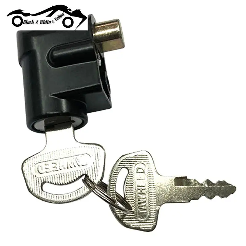 Stainless Steel Motorcycle Steering Lock With Two Keys 2 Position Switch For GN125 GS125 motorcycle accessories motorcycle lock cylinder