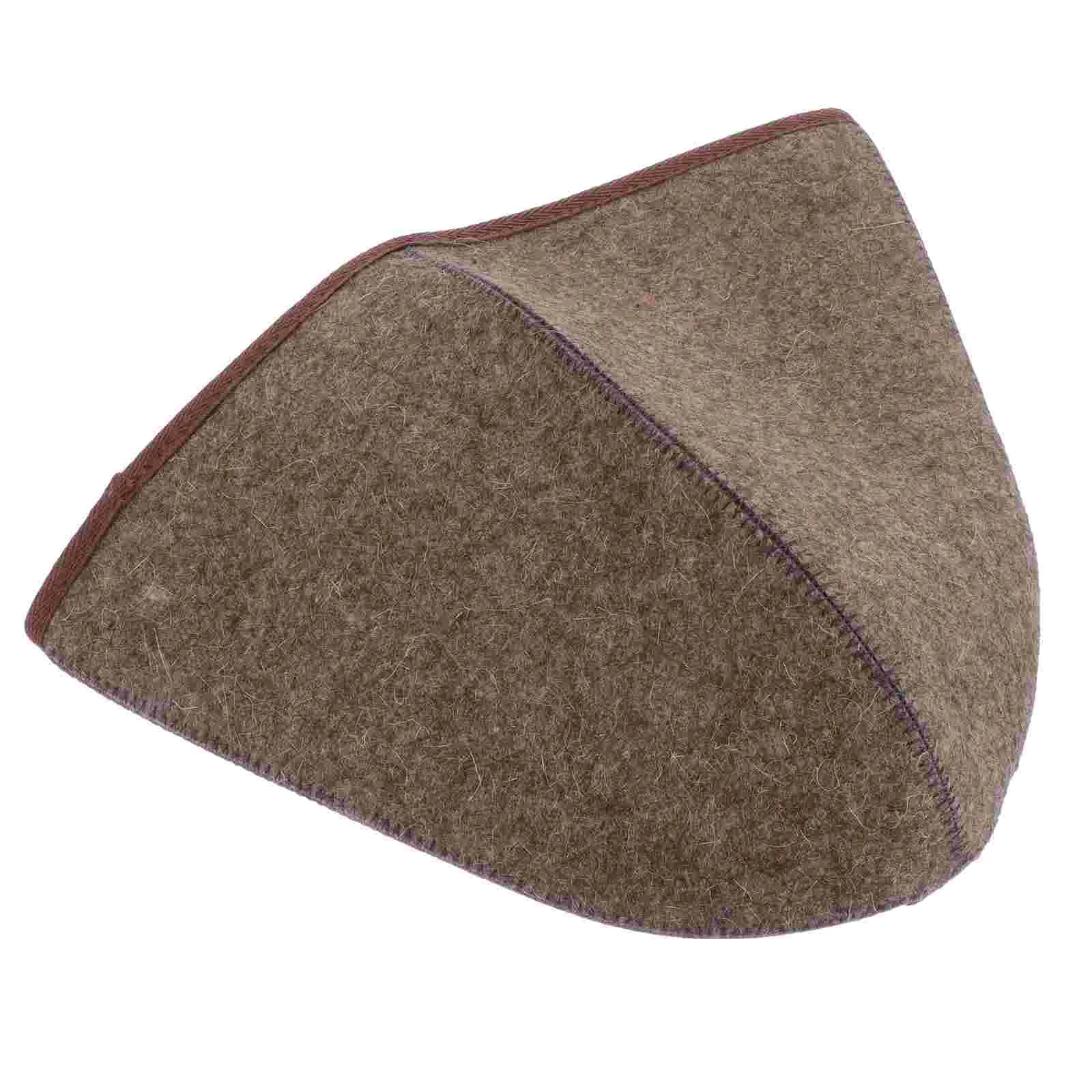 

Sauna Hat Wool Mixture Sauna Hat Felt Russian Bath Hat Gray Vaporarium Hat Russian Banya Cap Sauna Banya Bath House Head
