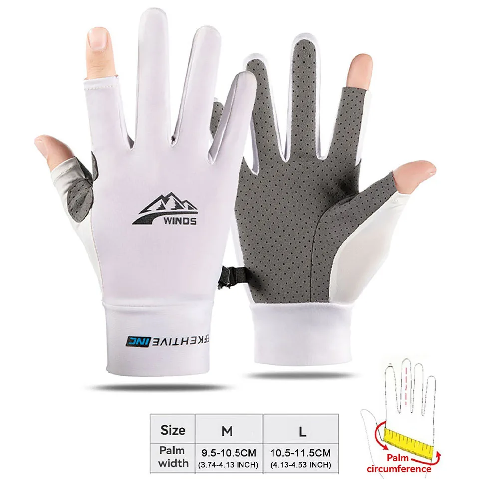 GTUBIKE Gloves Full /Half /Two Finger Multi-style For Outdoor Sports Cycling Fishing Breathable Electric Sun Protection Unisex 6