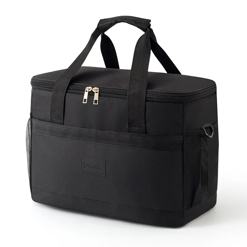 Insulated Oxford Cloth Picnic Cooler Bag - Outdoor Lunch & Bento Storage