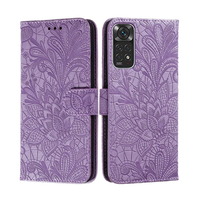 Phone Case Flower Flip Book stlye Leather Case For Xiaomi Redmi Note 11 Pro 12 10 Redmi 10C 11A 10A Mi 11 Lite 11T Poco X4 Pro 5G Cover M4 leather phone case phone protector cover magnetic case magsafe case