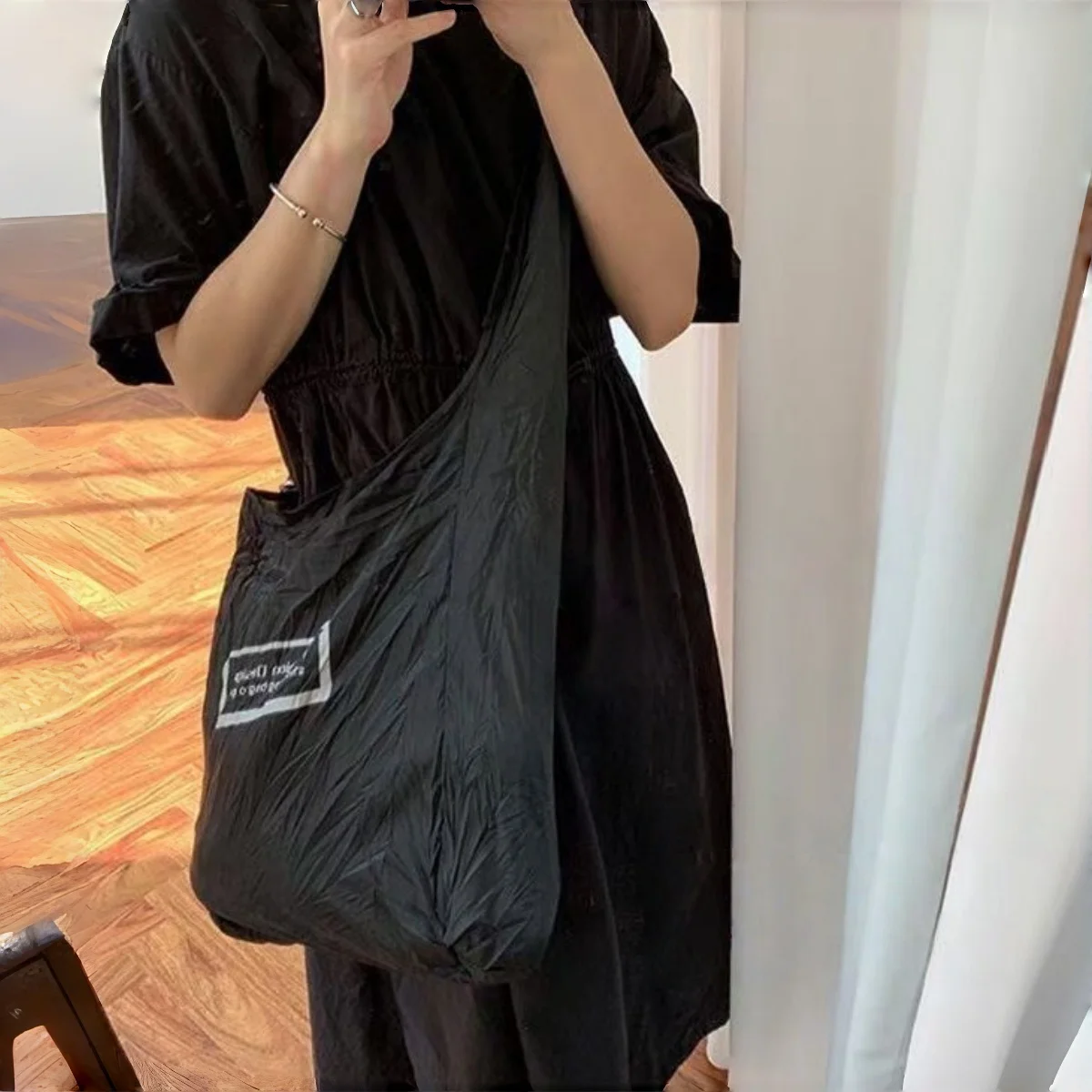 Eco-Friendly Large Capacity Foldable Shopping Tote Bag