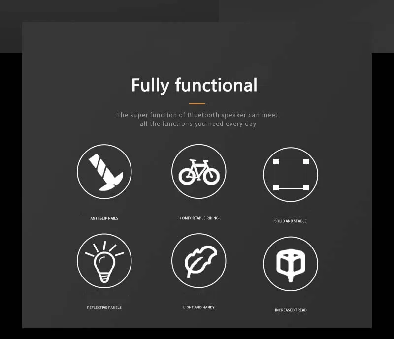 Description Picture 3 of itemENLEE Bicycle Pedals Mtb plastic Footrest Flat Mountain Bike Paddle Grip Pedalen Bearings Footboards Cycling Foot Hold