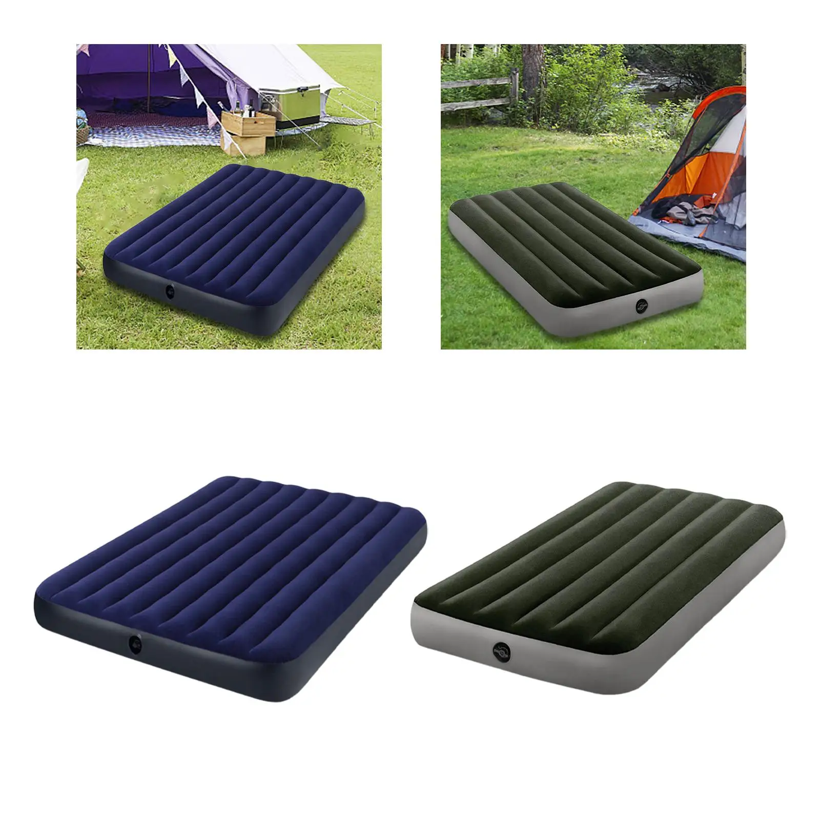 Inflatable Bed Camp Bedding Camping Mat Easy to Clean Comfortable Inflatable Sleeping Pad for Tent Outdoor Travel Camping Hiking