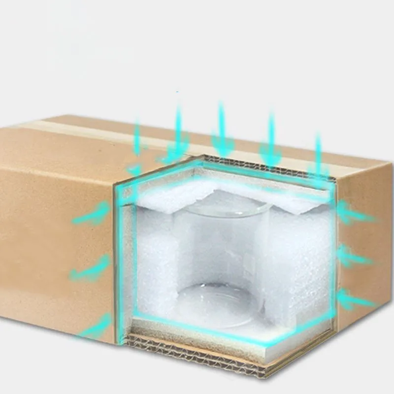 Glass Beaker Box with Scale 50 100 250 500 1000ml Heating Transparent Household Drinking Water Chemical Experiment Consumables