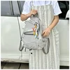 Nylon Solid Portable Backpacks Large Capacity Simple Versatile Color Matching Backpacks for Women 2024 Casual Fashion on Sale 3