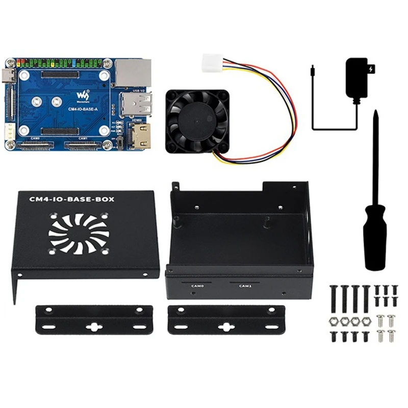 

Waveshare Compute Module Core Board Backplane Kit US Plug For Raspberry Pi Compute Module 4 Mini