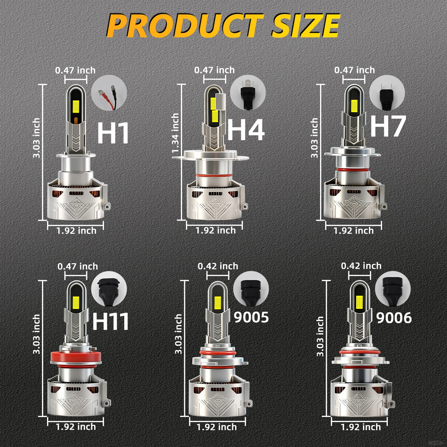 EAGLEVISION 자동차용 LED 헤드라이트 램프 전구 4500W 12v 24v HB3 HB4 9012 H1 H4 H7 H11 자동차 조명