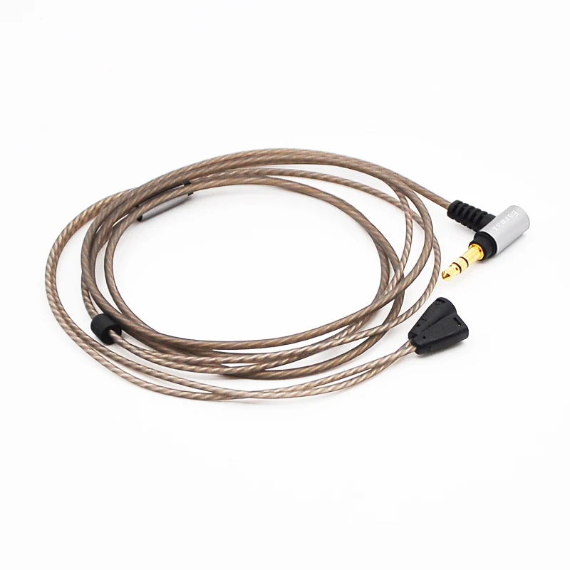 Фото Сменный посеребренный кабель для наушников Sennheiser IE80S IE80 IE8i IE8 3,5 мм №2