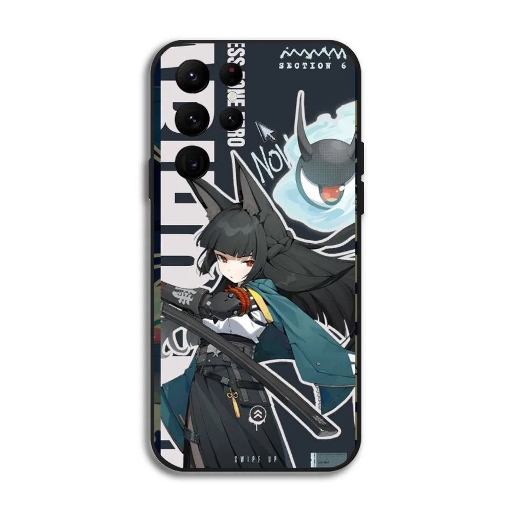 Miyabi Hoshimi Design Protective Silicone Phone Case