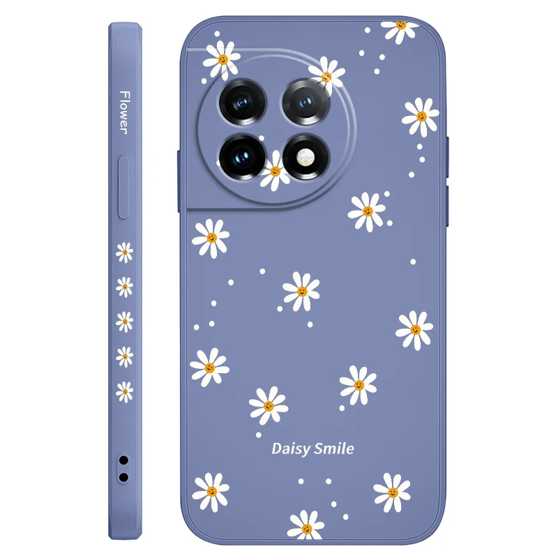 Smiling Daisy Liquid Silicone Phone Case Cover