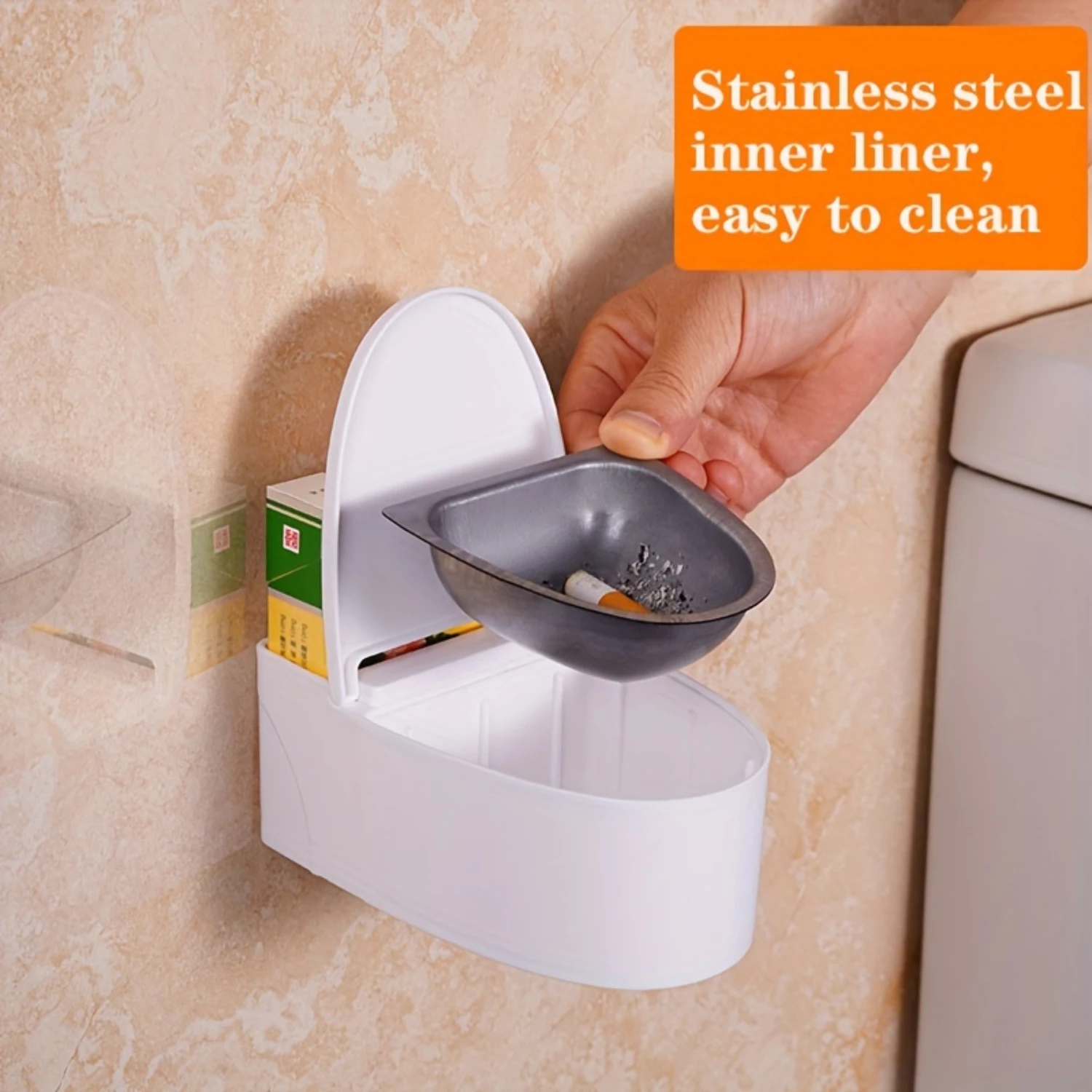 Creative Plastic Ashtray with Unique Irregular Shape-No Power Needed Ash trays Puffco glass Smoking cessation Ash cup Ashtrays