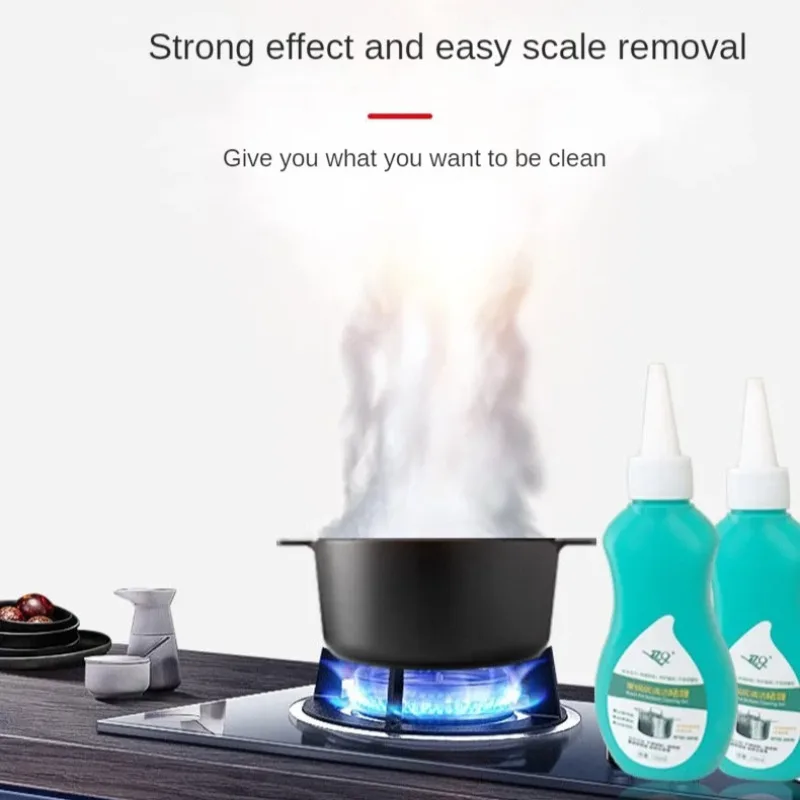 Pan bottom black dirt cleaner Burnt stains stains cleaner Iron pot stainless steel pot bottom black agent