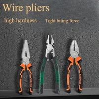 Pince à fil électrique à grande ouverture, outil multifonctionnel tranchant pour couper, torsader et saisir les fils métalliques, outils de quincaillerie robustes 1