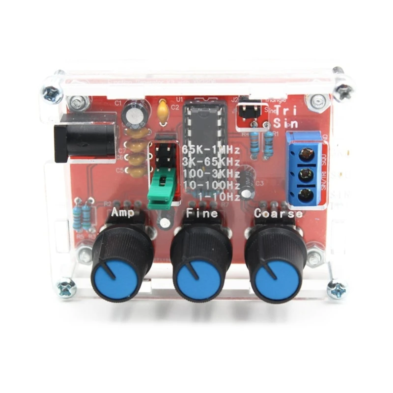 

XR2206 1Hz-1MHz Generator DIY Sine Square Output