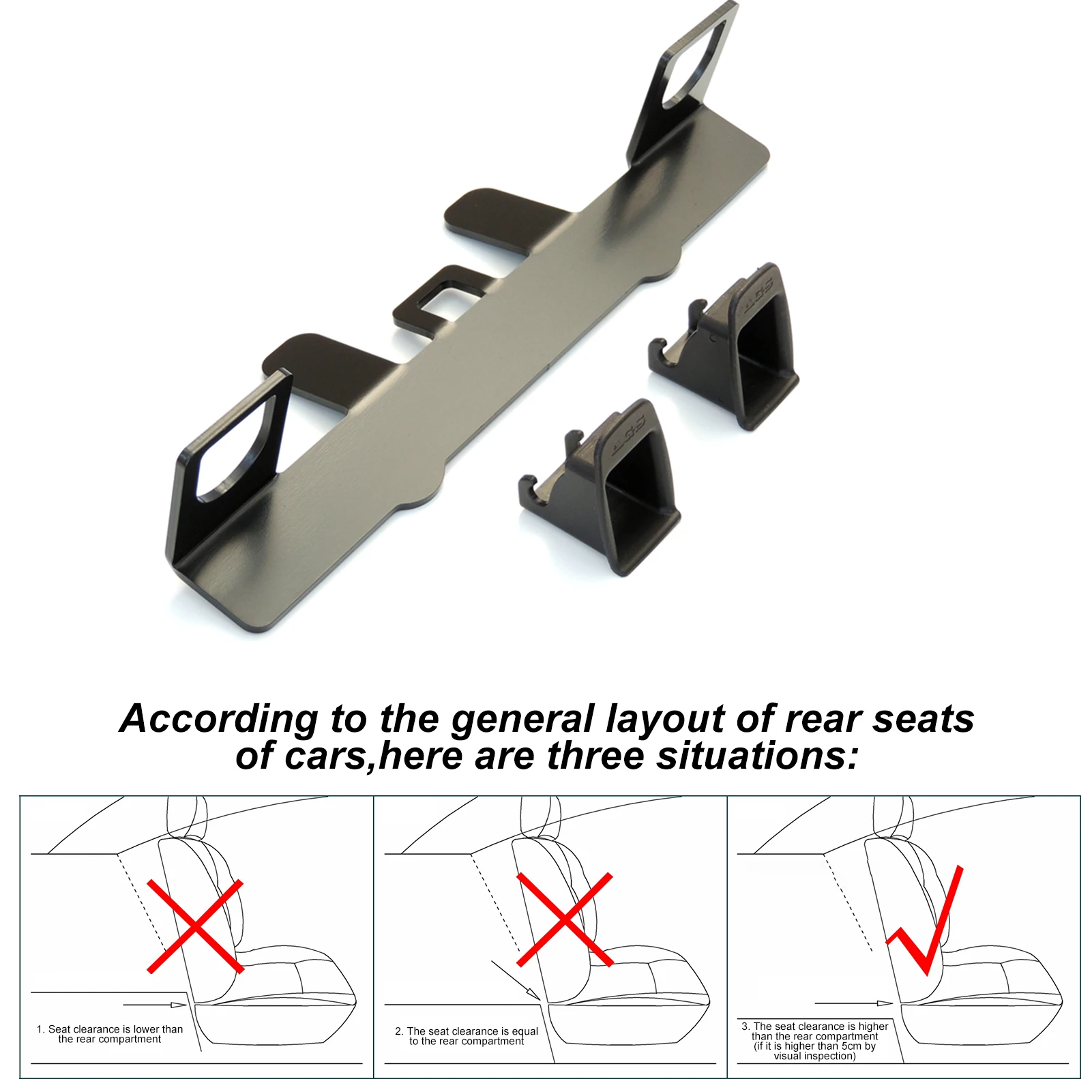 Kit de montaje de anclaje de sujeción de asiento infantil Universal para  coche, Conector de cinturón ISOFIX en SUV compacto y Hatchback para  vehículo todoterreno - AliExpress