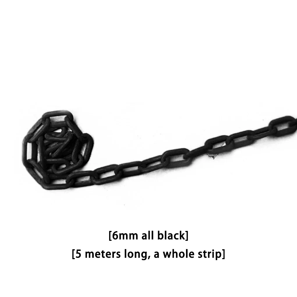 

5m 6mm Warning Insulated Chain Protector Portable Road Crowd Barrier Guard Multi-functional Chains for Outdoor