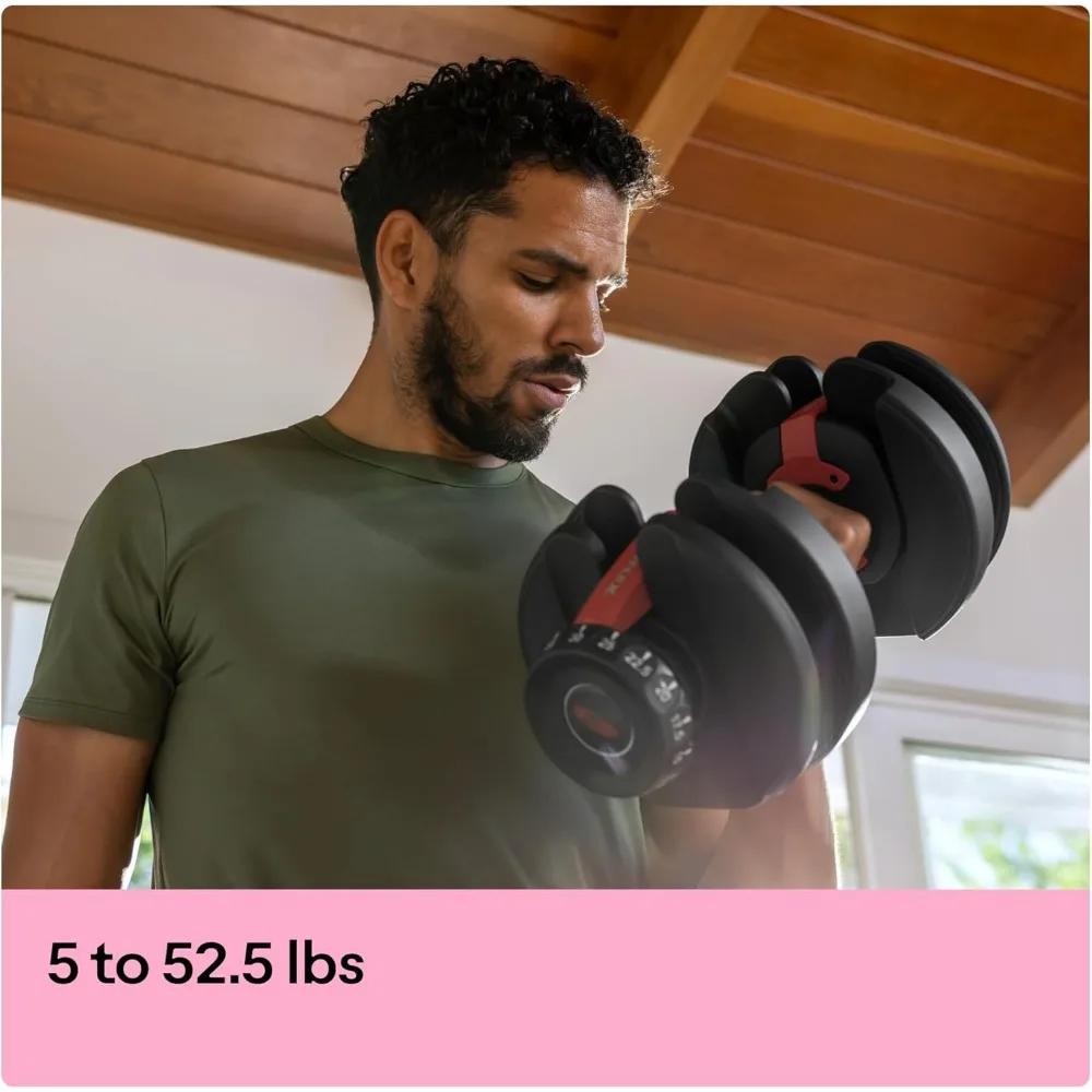 Choose Tech 552 adjustable dumbbells, ST 552 dumbbells (paired), black, .Version 2, alloy steel, adjustable weight, dumbbell