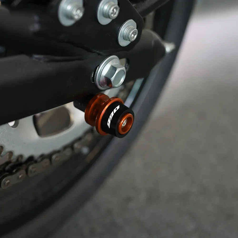 KTM 990 듀크 duke990 990ADV 990 어드벤처 2007-2026 2025 2024 CNC 모터사이클 M10 스윙암 스풀 슬라이더 스탠드 나사 볼트