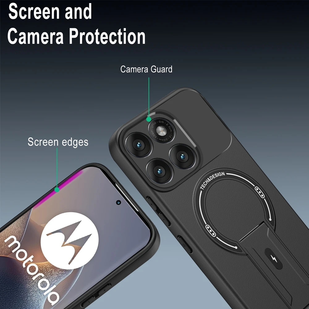 Enhanced Kickstand Phone Case with Magsafe-Compatible Armor Bracket