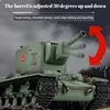 Henglong 3949 Soviet Kv-2 Heavy Tank 1:16 Remote Control Tank Kv-2 Can Launch Smoke Tracks Military Remote Control Toy 4