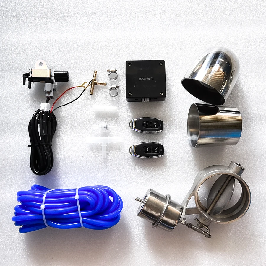 Car Air Bag Exhaust Valve Normal Open Style 2.0 To 3.5 Inch Cutouts Adjustable Sounds By Remote Conroller