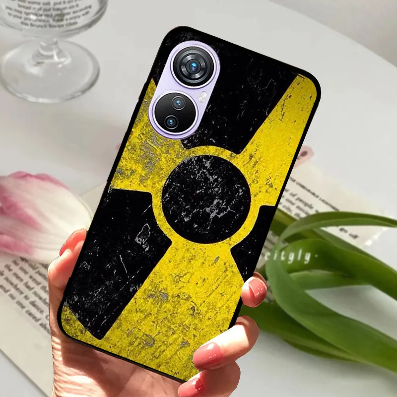 Animal Cartoon Soft Silicone Black Phone Case, 6.67 Premium Cover