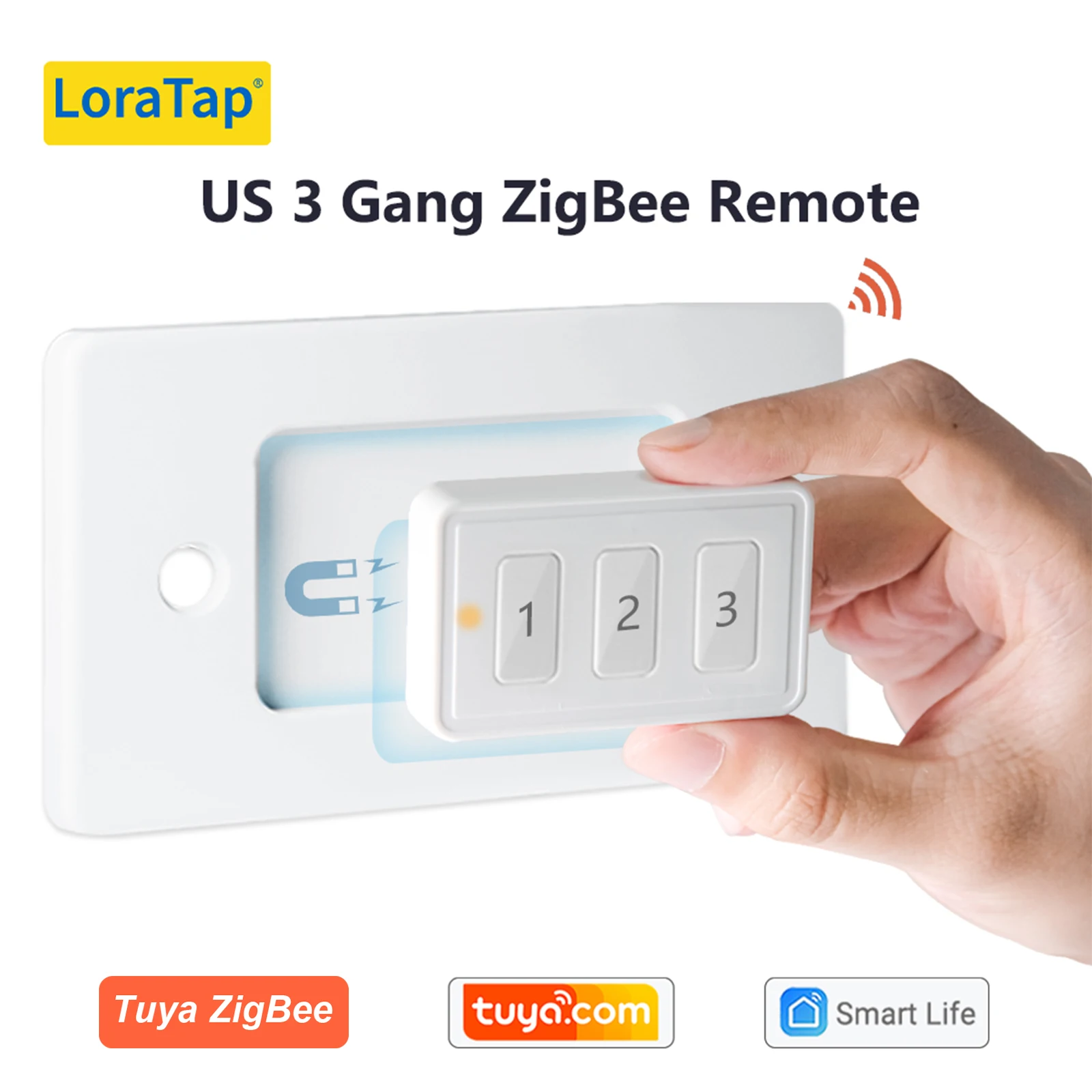 LoraTap ZigBee 3.0 Wireless 13 Types Push Button EU US thumbnail 4