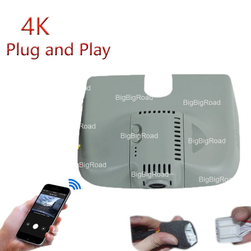 

4K Plug And Play For Mercedes Benz GLS Class X166 GLS350 GLS320 GLS400 GLS500 Car Wifi DVR Video Recorder Dash Camera FHD 2160P