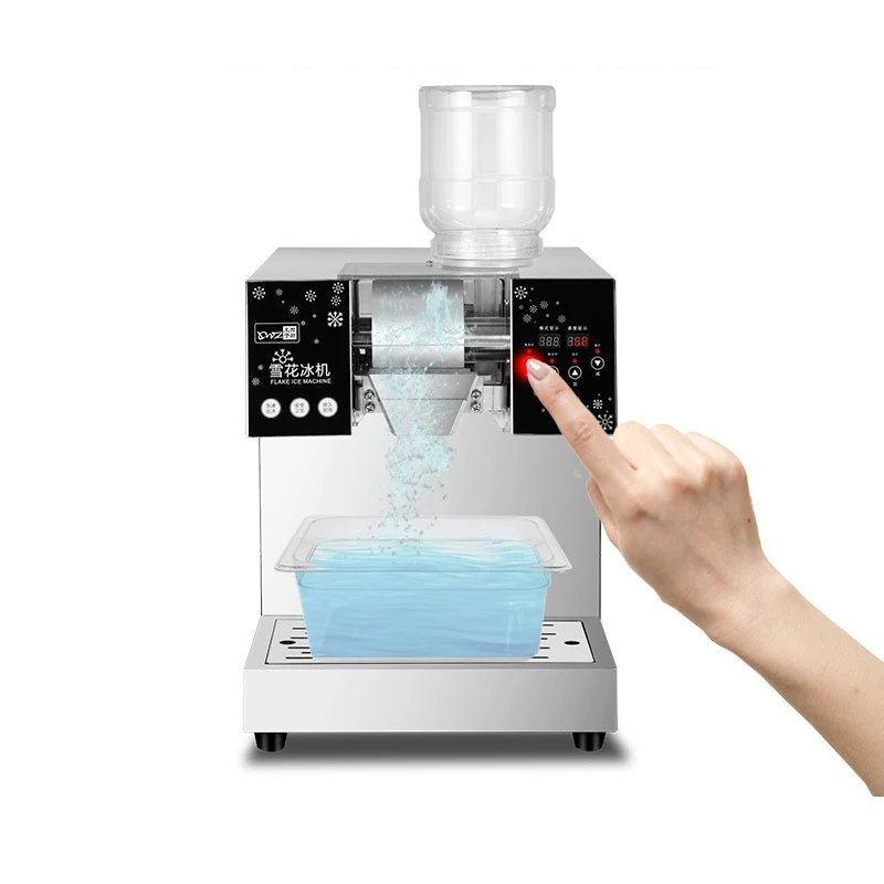 Snowflake Ice Crusher Machine Commercial 2000W 110V 220V Korea Bingsu 400Kg/24h Snow Shaver Maker Ice Crusher Machine Snowflake Ice Cream Machine