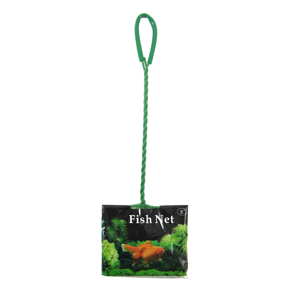 Title 19, Portable Fish Net Long Handle Square Aquarium A...