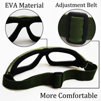 Nouvelles lunettes de moto lunettes de cyclisme élastiques CS lunettes de sécurité tactiques coupe-vent Anti-poussière lunettes de sport de plein air 4