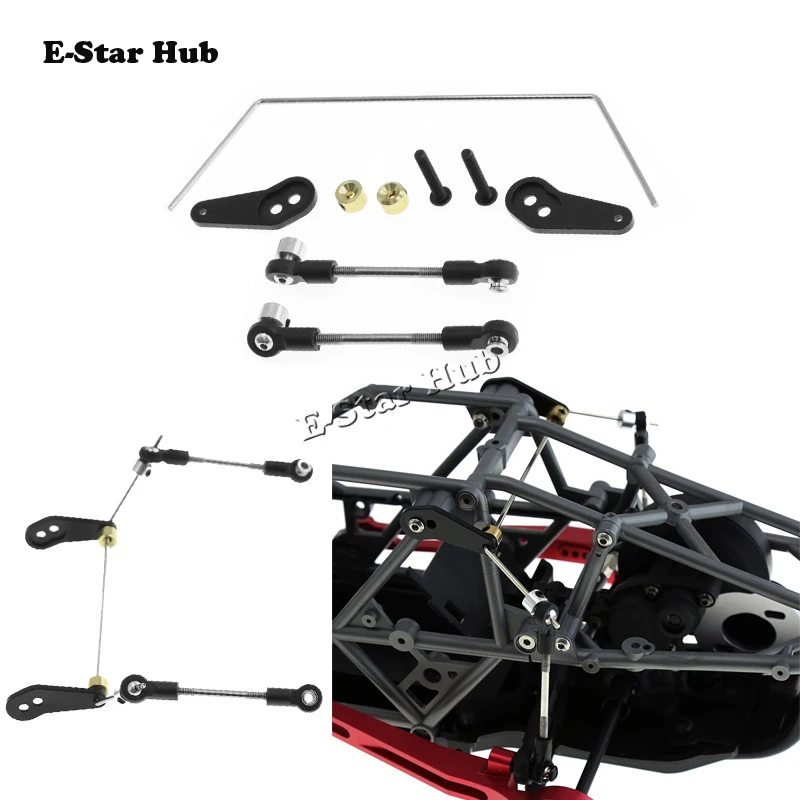 Barra Antirollio Posteriore Stabilizzatore In Metallo Rob Per Buggy Fuoristrada 1/10 Tamiya 58719 Tamiya 2Wd Bbx Bb-01 Accessori Per Auto Rc