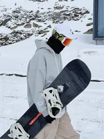 Oversize Grey Ski Hoodie Men Women For Windproof Waterproof Snow Hoodie Skiing Jacket Snowboarding Hoodie Jackets Ski Equipment 3