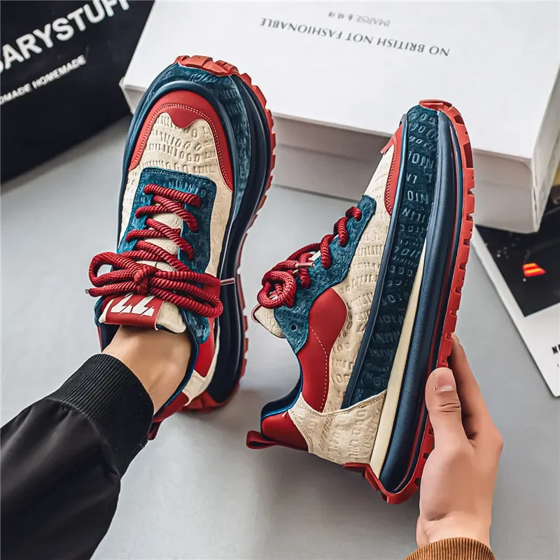 Loafers Fashion Casual Sneaker Men's Sneakers Sports and Leisure Shoes for Men Non-Slip All-match Wear-resistant Outdoor New 3