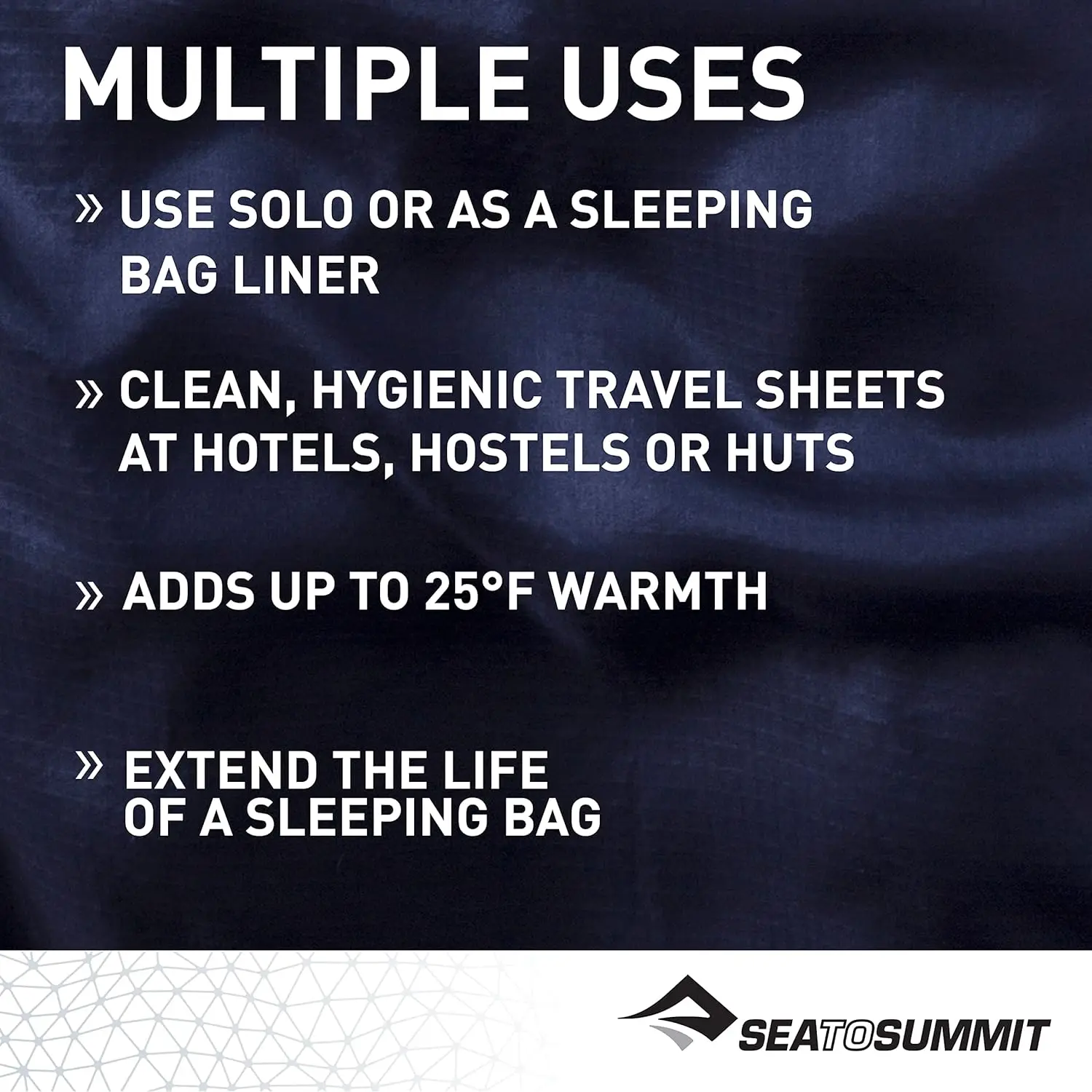 Summit Thermolite Reactor Extreme Sleeping Bag Liner-Red, 90 x 210 Centimeter