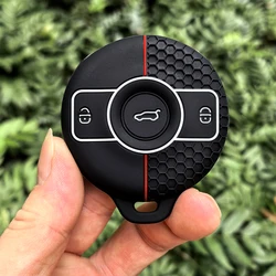 Mercedes Benz SMART Car Key Case Cover Shell Protector Accessories (BLACK)