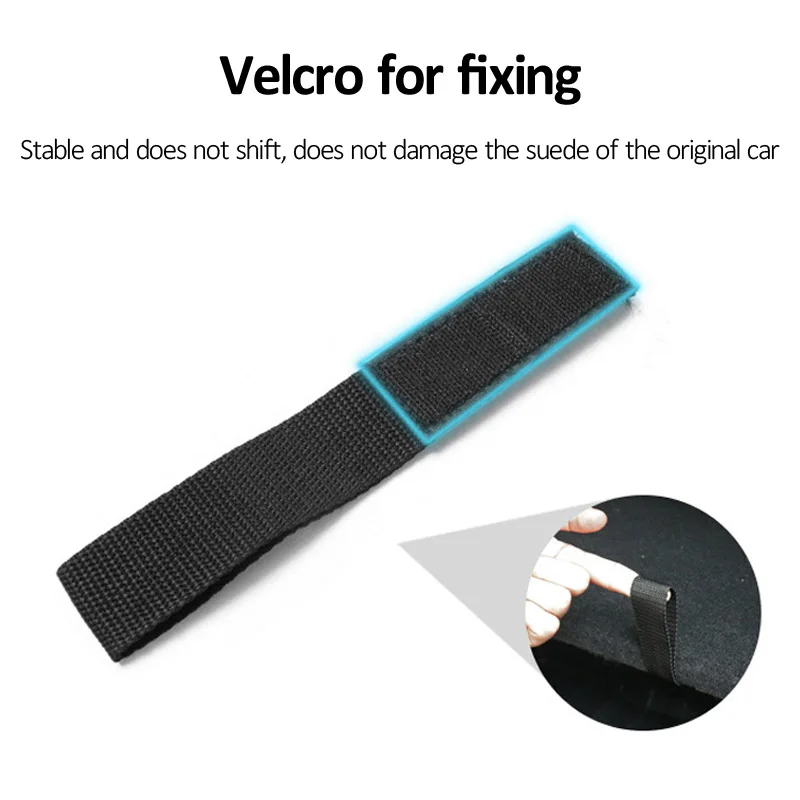 Car Trunk Organizer For Tesla Model Y Rear Trunk Rope DrawString Open Tail Box Cover Handle Pull Strap Car Organizer Accessories Mat Protection Pad
