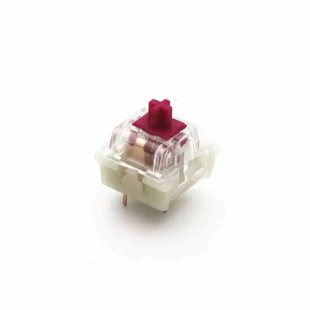 

KTT Red Wine V2 Switch 3Pin POM Content Linear RGB Transparent Customize For Mechanical Keyboard DIY HiFi Lubed Switches
