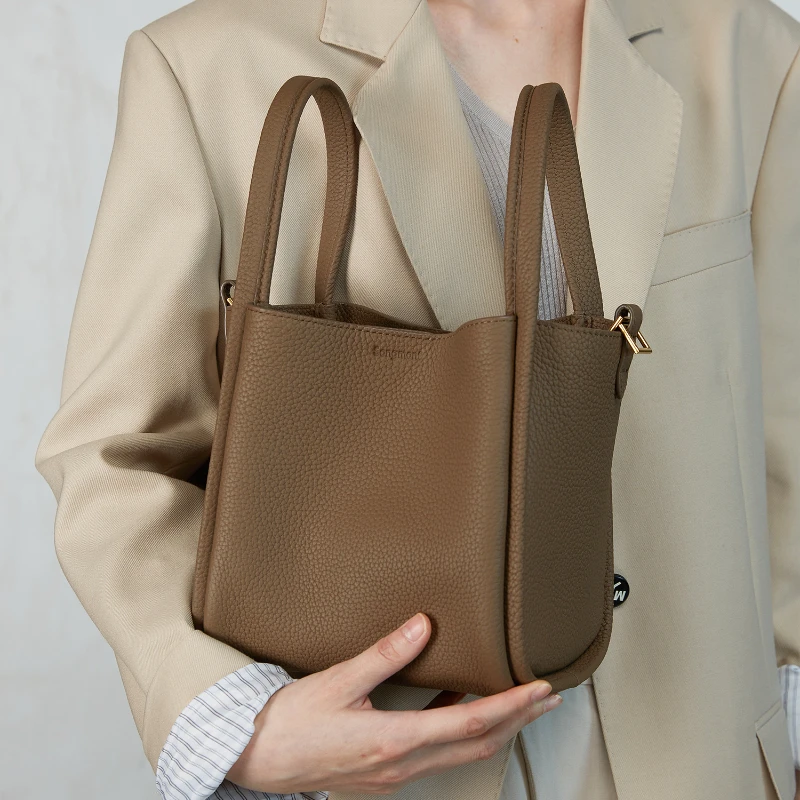 Оригинальная женская сумка-ведро Songmont 100%, серия «корзина для овощей», маленькая индивидуальная дизайнерская вместительная Портативная сумка через плечо
