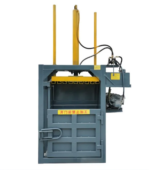 Vertical Waste Station Waste Cotton Clothes Packer Hydraulic Pressure Packer Cardboard Plastic 60T Hydraulic Compactor