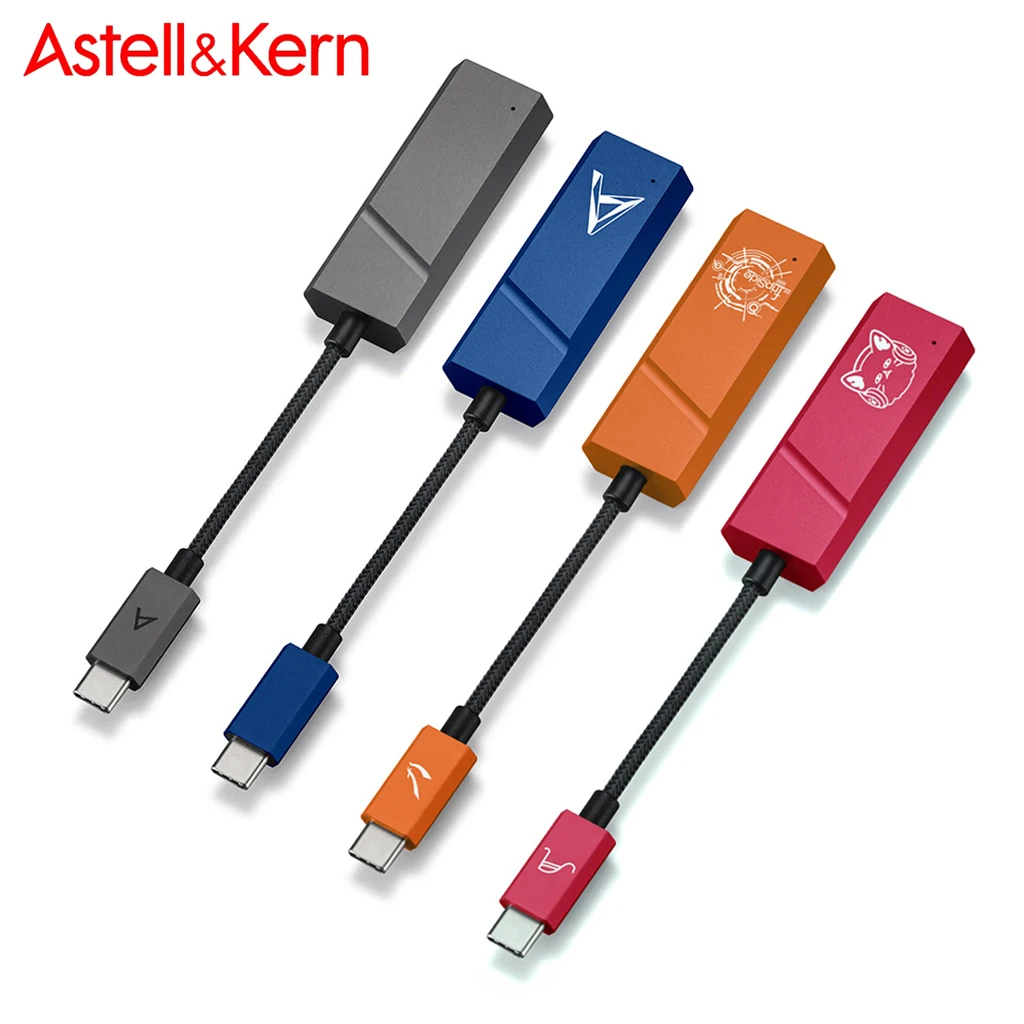 Astell&Kern AK HC2 Portable USB DAC Cable & Headphone Amplifier With  CS43198 Dual DAC 4.4mm Balanced Output for iOS and Android