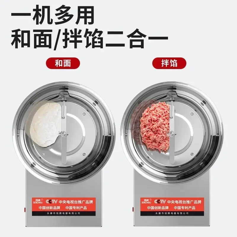 Commercial dough mixer fully automatic basin mixer stainless steel kneading dough mixer household small batedeira 6