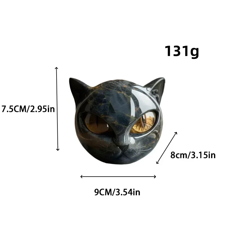 Eternal Cat Spirit Keepsake by KittyNook Cat Co.: 9x8x7.5cm, 131g—perfect cat memorial or gift for paw parents.