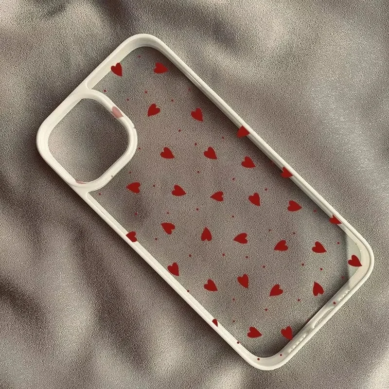 Adorable Pink Heart Phone Case Cover
